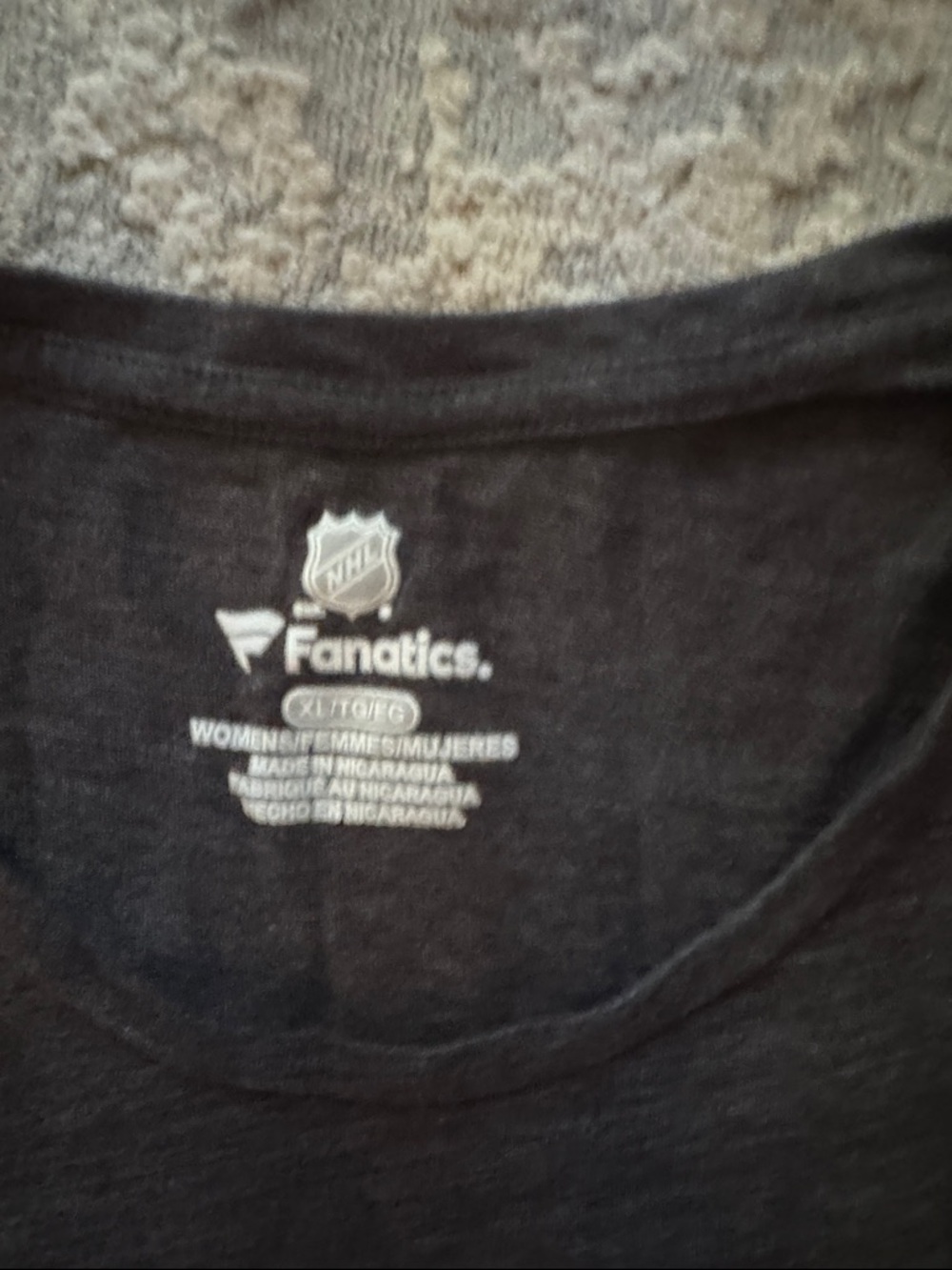 Fanatics Black Chicago Graphic Tee with Red Accents - Picture 5 of 6
